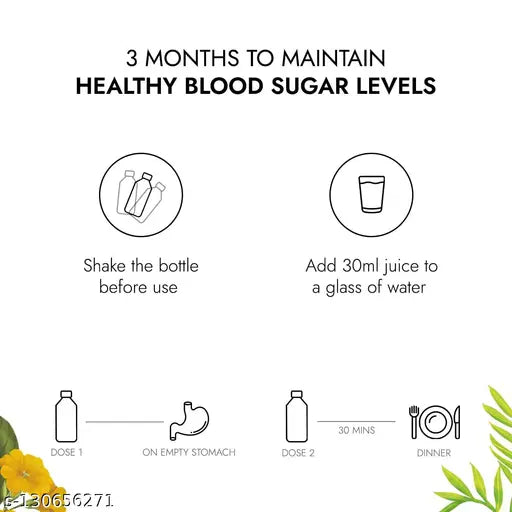 Kapiva Dia Free Juice - Blood Sugar Management (1L*2unit)