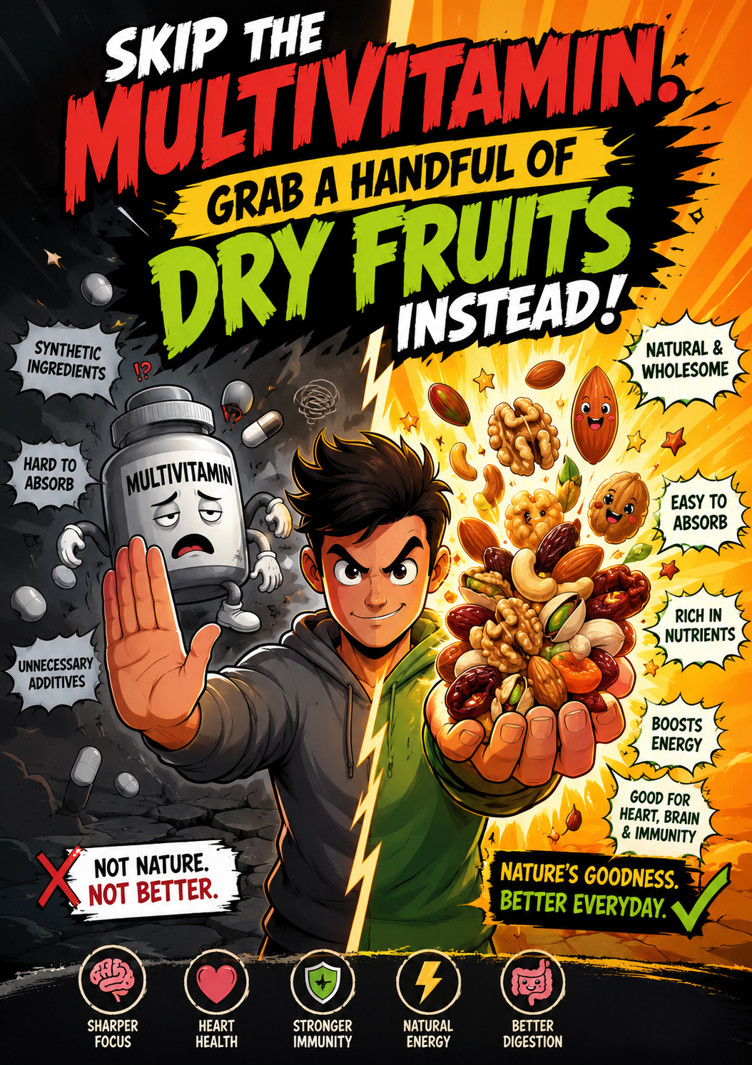 Skip the Multivitamin. Grab a Handful of Dry Fruits Instead!
