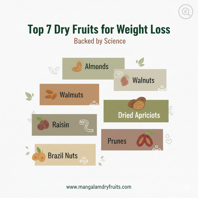 Top 7 Dry Fruits for Weight Loss – Backed by Science