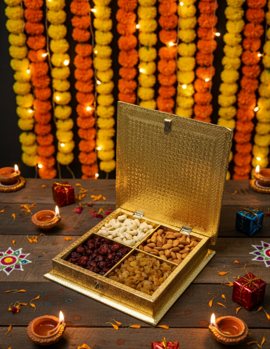 Rajasthani Metal Box (Medium)