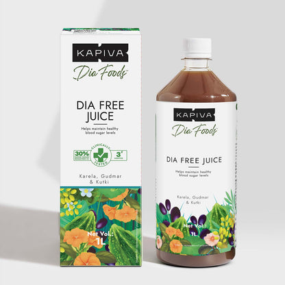 Kapiva Dia Free Juice - Blood Sugar Management (1L*2unit)