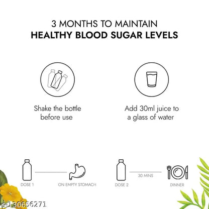 Kapiva Dia Free Juice - Blood Sugar Management (1L*2unit)